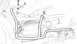 Barre de protection moteur - argent pour BMW R 1150 GS