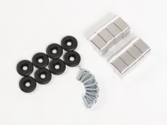 Kit de montage pour plaques de maintien universelles Xtravel Basic sur support de valises latérales Touratech