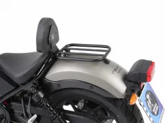 Solorack avec dossier - noir pour Honda CMX500 Rebel de 2017