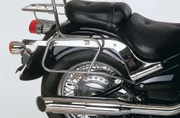 Porte-sacoches pour sacoches en cuir - chrome pour Kawasaki VN 800 Classic à partir de 1996
