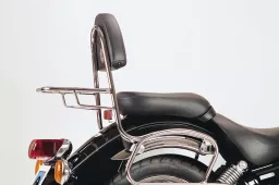 Sissybar avec porte-bagages pour Yamaha XVS 125 Drag Star