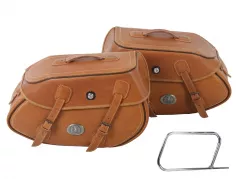 Sacoches de selle Buffalo sandbrown pour porte-sacoches tubulaires