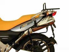 Sidecarrier permanent monté - argent pour BMW F 650 GS Dakar jusqu'en 2003 / F 650 GS / G 650 GS