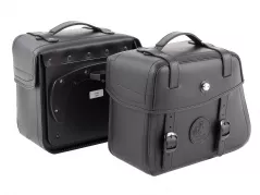 Ensemble de sac en cuir robuste noir pour support C-Bow