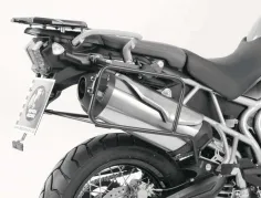 Porte-bagages Alurack - noir pour Triumph Tiger 800 / XC jusqu'en 2014