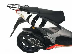 Tube Topcasecarrier - noir pour Aprilia SR 50. WWW de 1997