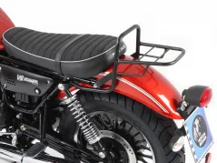 Tube topcasecarrier - noir - pour siège court pour Moto Guzzi V 9 Roamer jusqu'en 2016 (banc court)