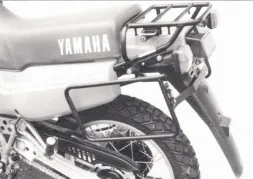 Sidecarrier permanent monté - noir pour Yamaha XT 600 T? N? R? R? 1988-1990