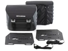 Sacoches latérales Xtravel Basic incl. 2x plaques de maintien universelles pour support latéral