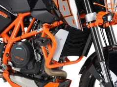 Barre de protection moteur - orange pour KTM 390 Duke jusqu'en 2016