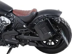 Bidon de 4 litres. incl. support gauche Découpe - noir pour Indian Scout Bobber (2017-)