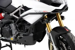 Barre de protection moteur - noir pour Aprilia Caponord 1200