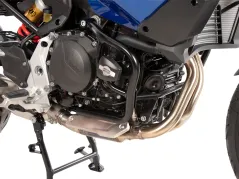 Barre de protection moteur noire avec coussinets de protection pour BMW F 900 XR (2025-)