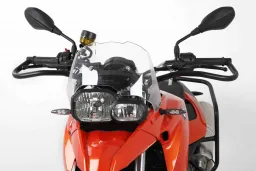 Barre de protection auto-école avant - noir pour BMW F 650 GS Twin à partir de 2008 / F 700 / F 800 GS