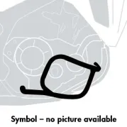 Barre de protection moteur noire pour Moto Guzzi V7 Stone Corsa (2024)