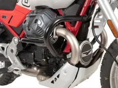 Barre de protection moteur noire pour Moto Guzzi V 85 TT / Strada / Travel (2024-)