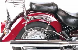 Porte-sacoches pour sacoches en cuir - chrome pour Yamaha XV 1600 Wild Star