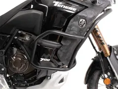 Barre de protection moteur &quot;Solid&quot; noire pour Yamaha Ténéré 700 World Raid (2022-)