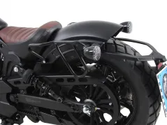 Porte-tube en cuir avec découpe pour Indian Scout Bobber de 2017