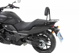 Sissybar avec porte-bagages - noir pour Honda CTX 700 / N / DCT