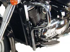 Barre de protection moteur - chrome pour Suzuki C 800 Intruder / Black Edition