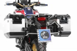 Sidecarrier Découpe inox incl. Boites de rangement Xplorer Cutout pour Honda CRF1000L Africa Twin (2016-2017)