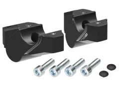 Rehausseur de guidon avec déport de 30 mm en hauteur et de 25 mm en arrière, noir pour Yamaha MT-09 SP (2018-2020)