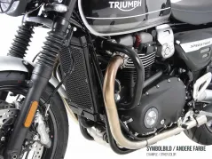 Barre de protection moteur - noire pour Triumph Speed Twin (2019-)