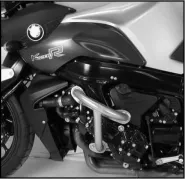 Barre de protection moteur - noir pour BMW K 1200/1300 R