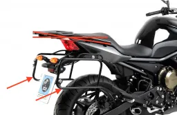 Sidecarrier Lock-it - noir pour Yamaha XJ 6 Diversion 2009-2012