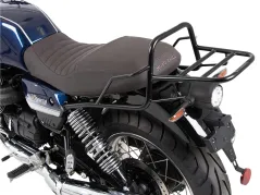 Porte-bagages supérieur tubulaire noir pour Moto Guzzi V7 Stone Corsa (2024)