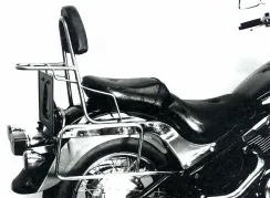 Sidecarrier permanent monté - chrome pour Kawasaki VN 800 Classic de 2000
