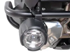 Jeu d&#39;adaptateurs schwarz pour phares auxiliaires d&#39;origine à combiner avec barre de protection moteur Hepco&amp;Becker pour Honda NT 1100 (2022-)