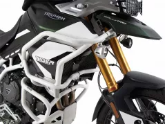 Tankschutzbügel &quot;Solid&quot; blanc pour Triumph Tiger 850 Sport (2021-)