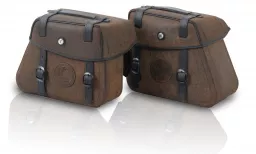Ensemble de sac en cuir robuste Découpe incl. fermeture rapide - noir