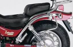 Porte-sacoches pour sacoches en cuir - chrome pour Suzuki VS 1400