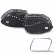 Ensemble de sac en cuir noir ivoire pour porte-sac en cuir type tube