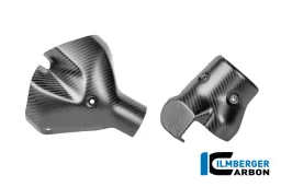 Protection thermique d'échappement avant en carbone mat pour BMW R 1300 R