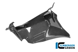 Cache de soufflerie gauche en carbone brillant Panigale V4 2025
