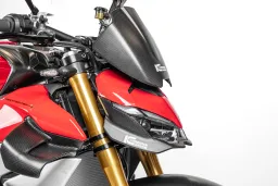 Support de plaque d'immatriculation carbone mat Panigale V4 2025
