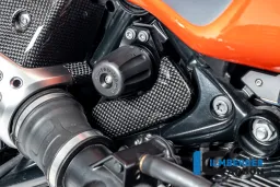 Cache boîte à outils en carbone brillant pour BMW R12 NineT 2024