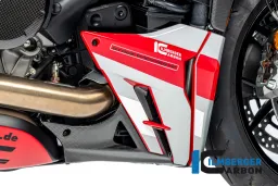Insert de ventre droit brillant Ducati Streetfighter V2