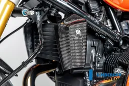 Cache radiateur d&#39;huile gauche carbone brillant BMW R12 NineT 2024