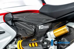 Cache sous-châssis avec cache came gauche brillant Ducati Streetfighter V2
