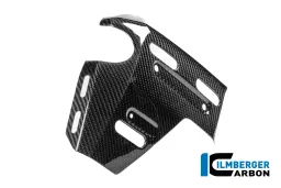Cache gauche de radiateur d'eau avec trous pour porte-bagages, finition carbone brillant, R 1300 GS Adventure