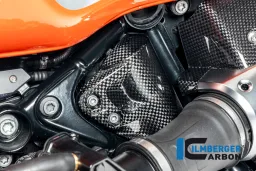 Cache reniflard de réservoir en carbone brillant pour BMW R12 NineT 2024