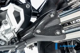Pare-chaleur d'échappement en carbone brillant pour BMW R12 NineT 2024