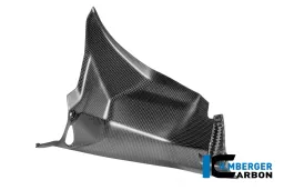 Cache de soufflerie gauche en carbone mat Panigale V4 2025