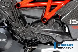 Cache courroie cylindre horizontal brillant Diavel 1260