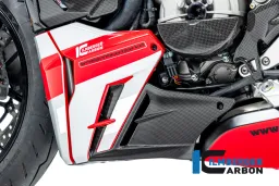 Insert de ventre gauche brillant Ducati Streetfighter V2